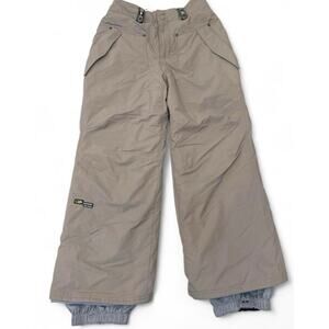 Vintage Bonfire Balance Snow Pants Techwear Gorpcore Khaki Beige